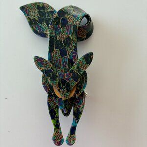 Lea Stein, Paris, Brooch